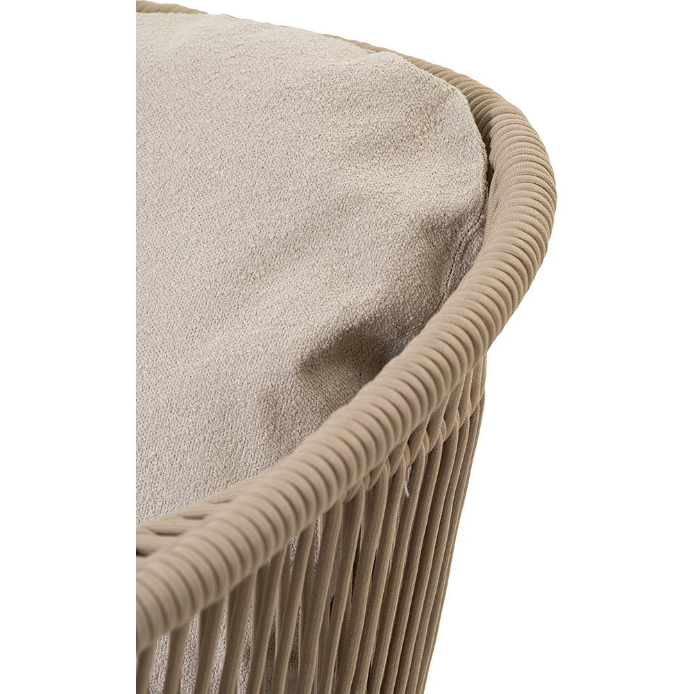 Canapea terasa LIVINTWIST Crown B1, aluminiu, 220 x 81.5 x 82.5 cm, bej