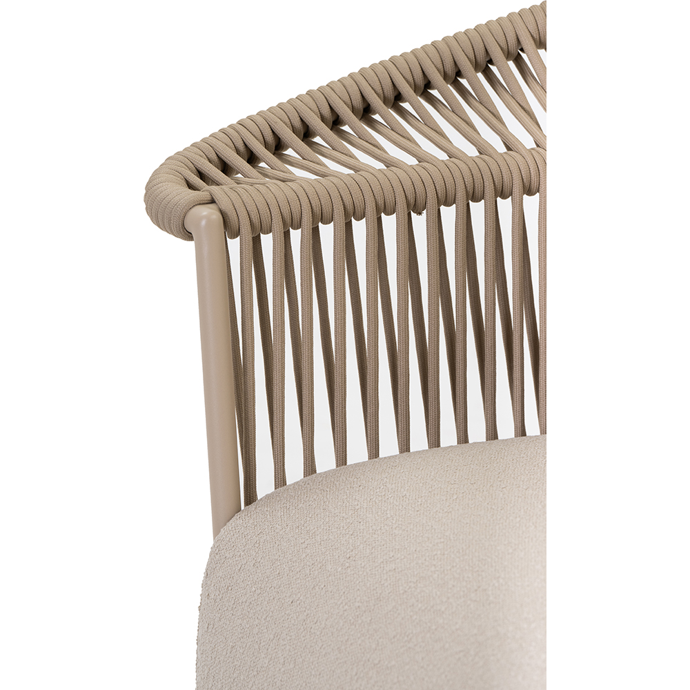 Canapea terasa LIVINTWIST Crown B1, aluminiu, 220 x 81.5 x 82.5 cm, bej