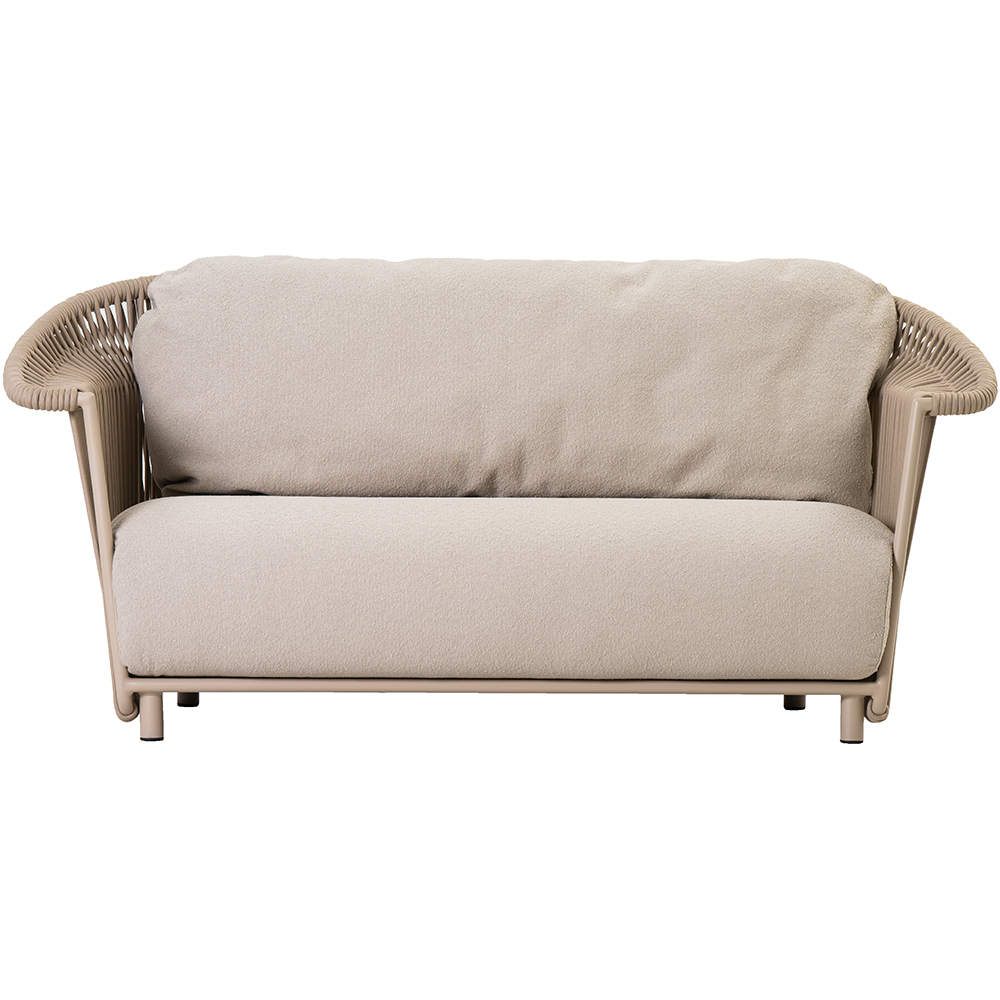 Canapea terasa LIVINTWIST Crown B5, aluminiu, 176 x 81 x 82.5 cm, bej