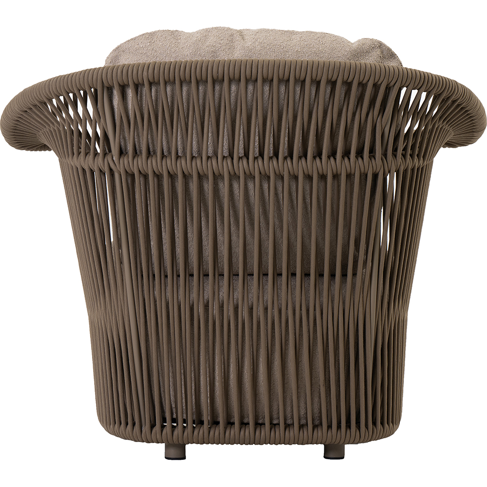 Scaun relaxare LIVINTWIST Crown, 100 x 80 x 82.5 cm, taupe