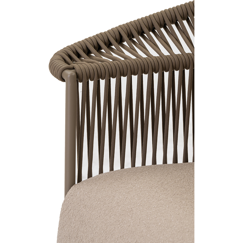 Scaun relaxare LIVINTWIST Crown, 100 x 80 x 82.5 cm, taupe