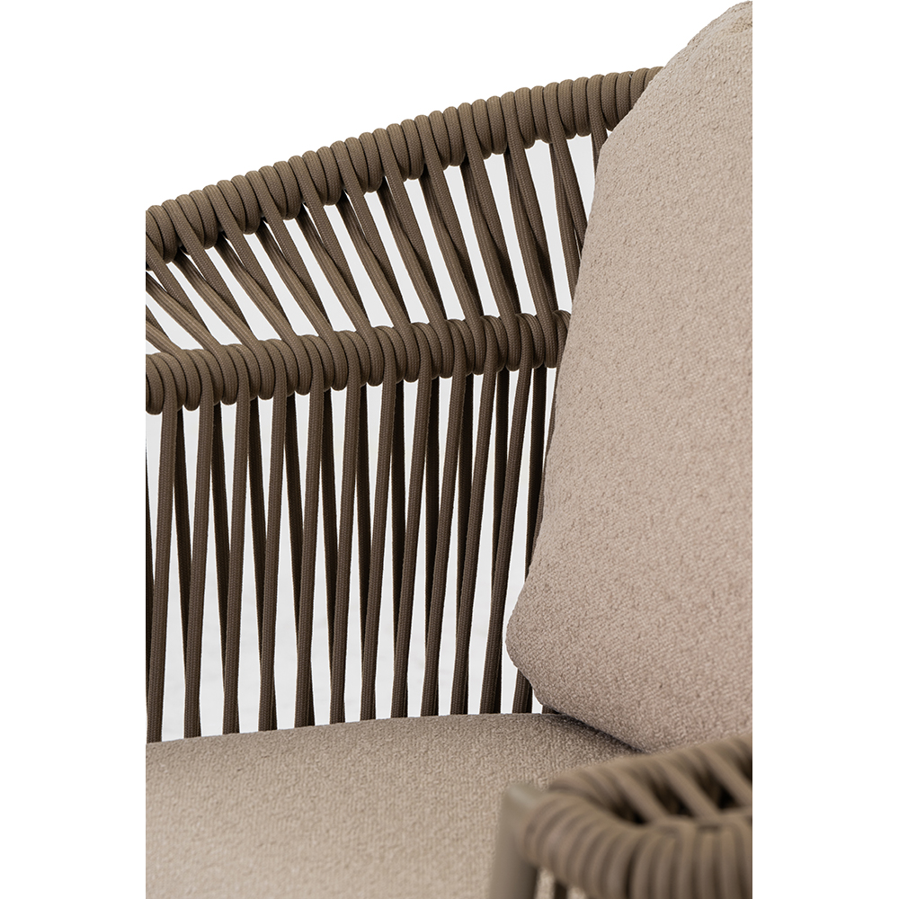 Scaun relaxare LIVINTWIST Crown, 100 x 80 x 82.5 cm, taupe