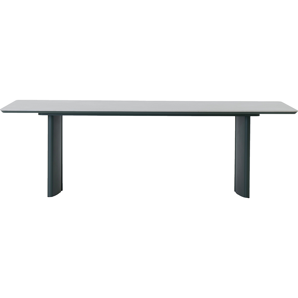 Masa terasa LIVINTWIST Victory, aluminiu, 240 x 110 x 75 cm, verde