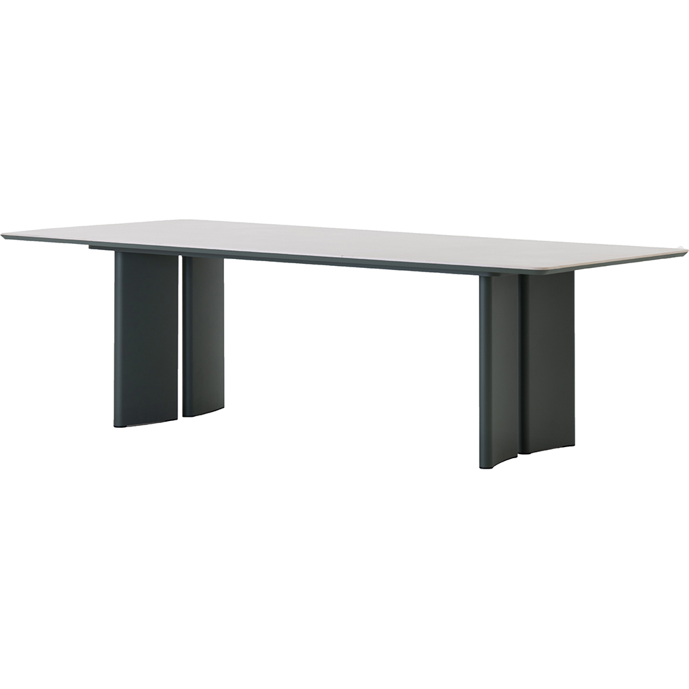 Masa terasa LIVINTWIST Victory, aluminiu, 240 x 110 x 75 cm, verde