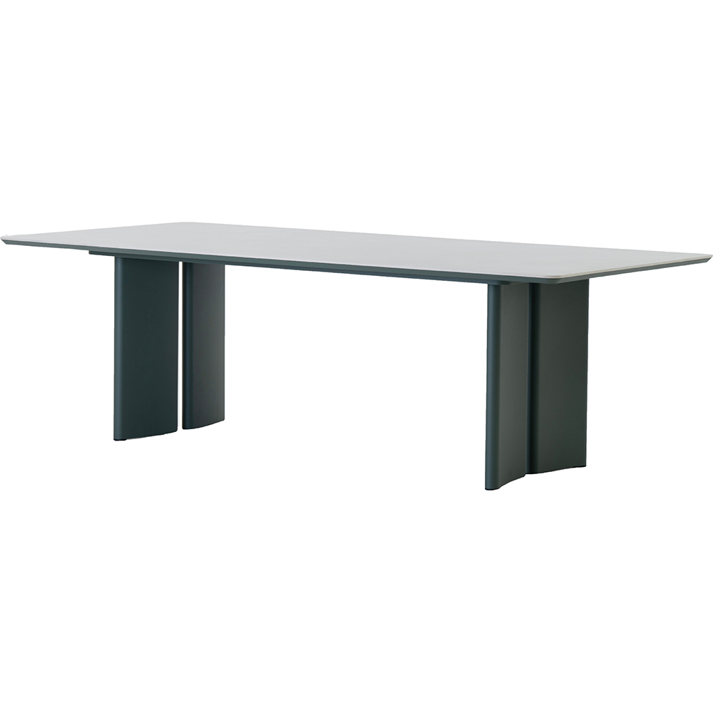 Masa terasa LIVINTWIST Victory, aluminiu, 240 x 110 x 75 cm, verde