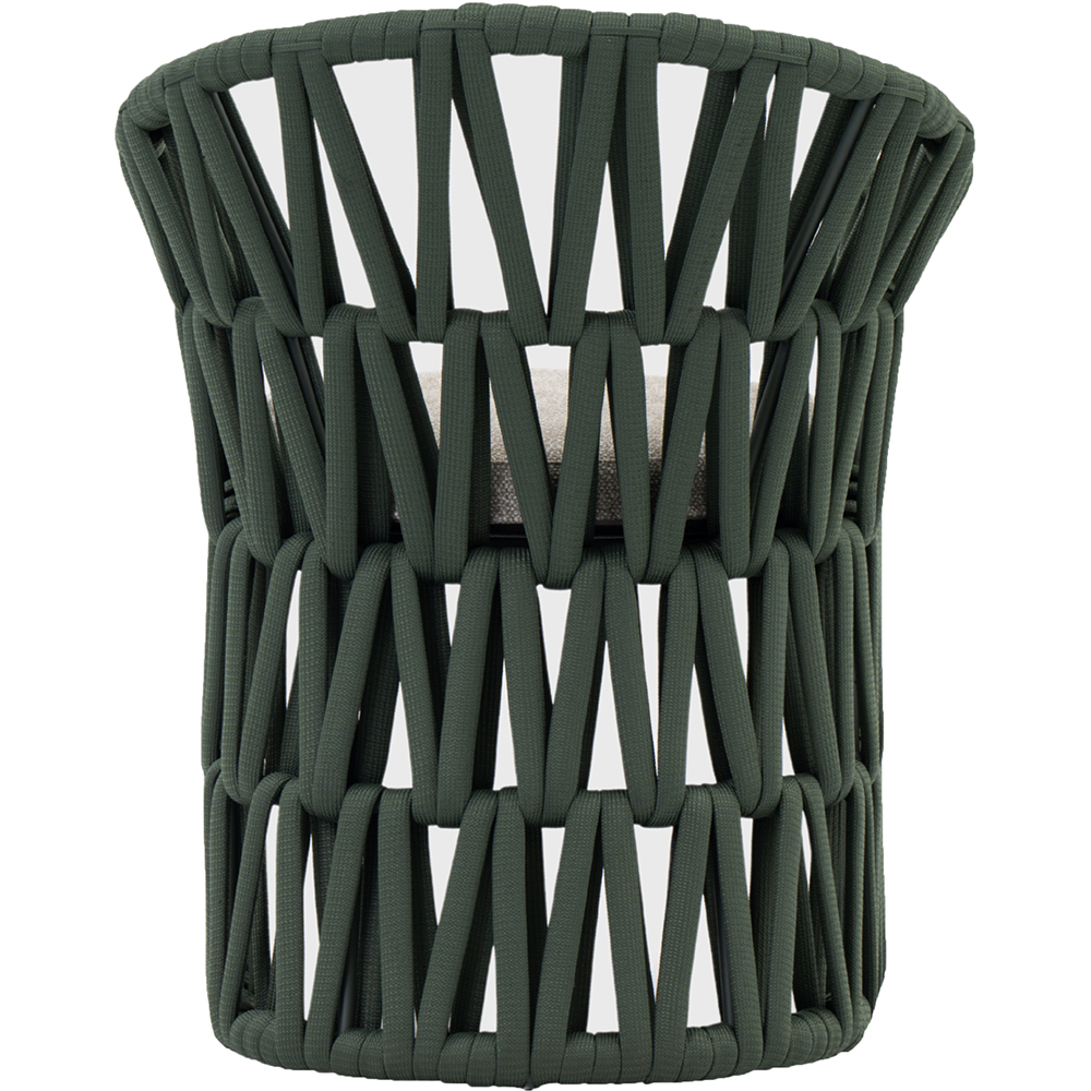 Scaun terasa LIVINTWIST Victory, aluminiu, 62.5 x 64 x 80 cm, verde