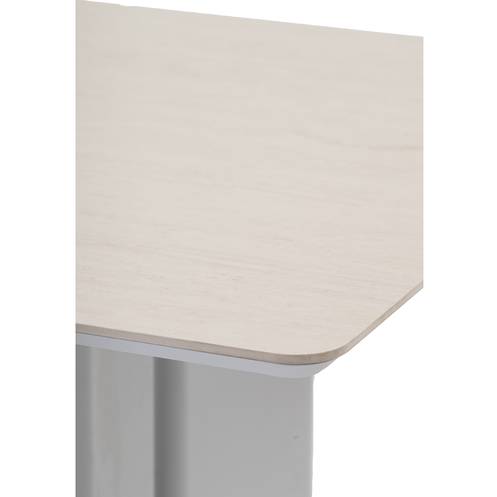 Masa terasa LIVINTWIST Victory, aluminiu, 240 x 110 x 75 cm, gri deschis