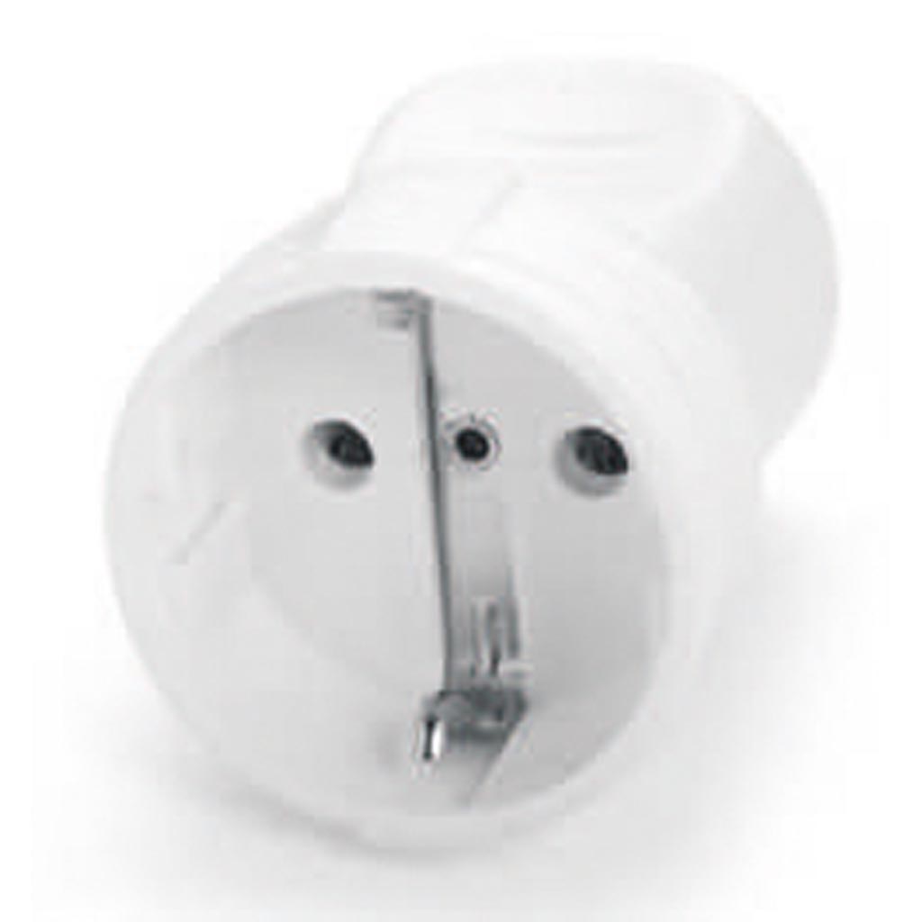 Priza portabila SUCO, 16A, 220V, ABS, alb