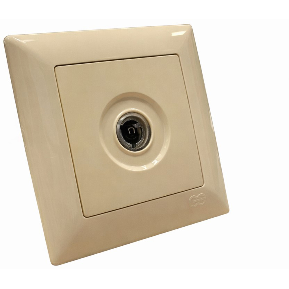 Priza telefon VISAGE, IP20, crem