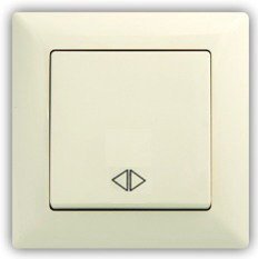 Intrerupator cap cruce, 10 A, 220 V, crem  Gunsan Visage