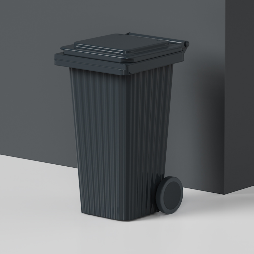 Europubela WAVE, plastic, 120 l, gri inchis