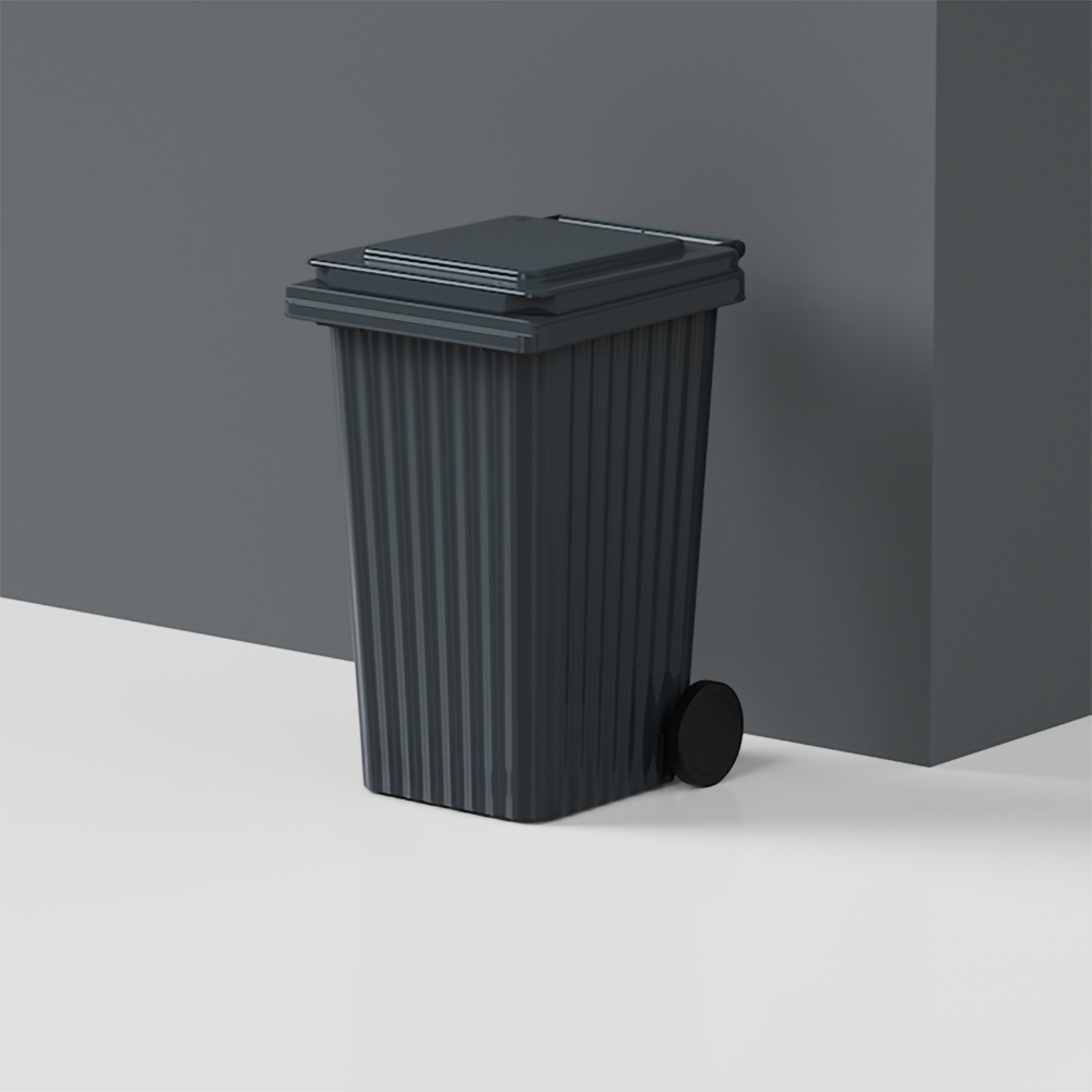 Europubela WAVE, plastic, 240 l, gri inchis