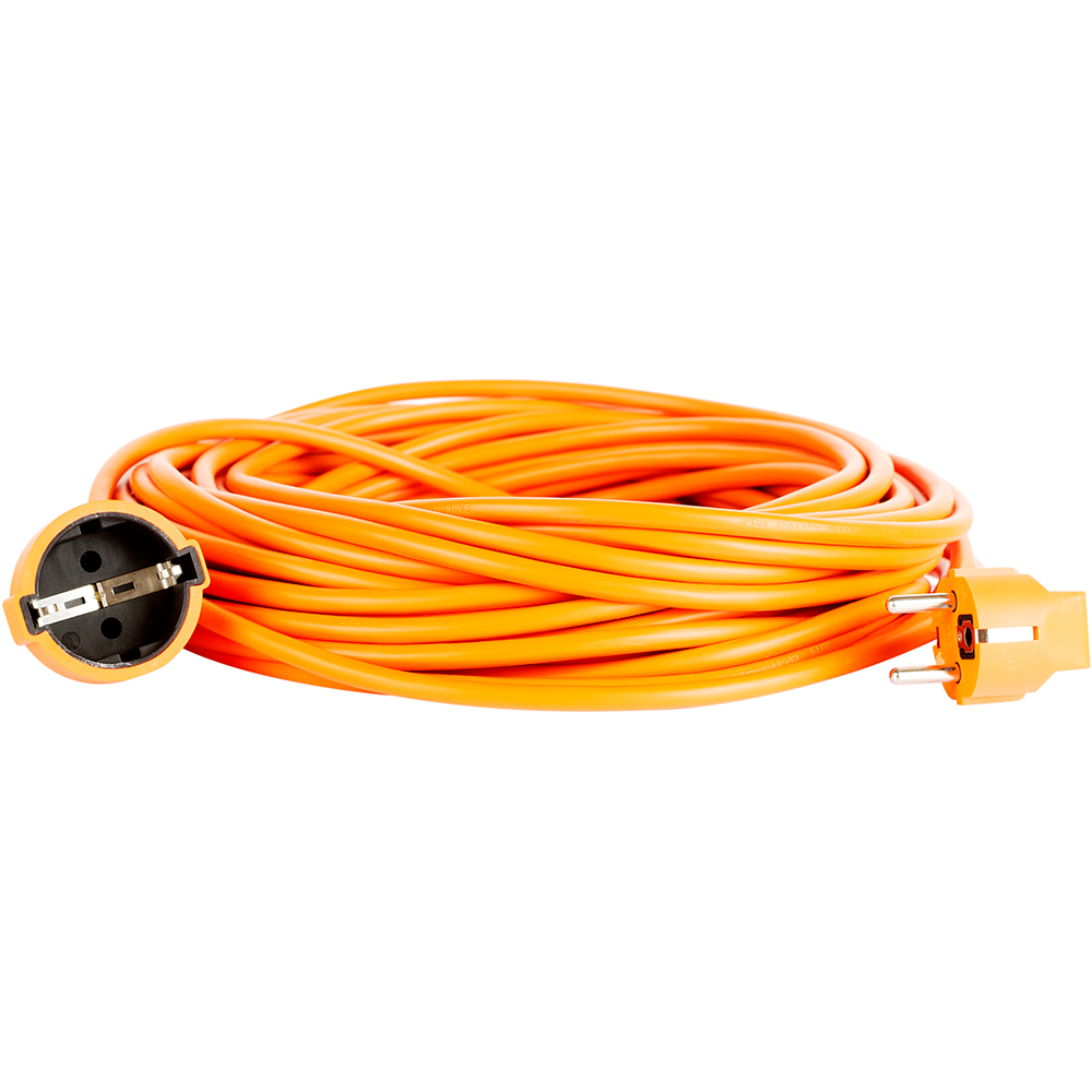 Cordon prelungitor BACHMANN H05VV-F 3G1, 30m, portocaliu
