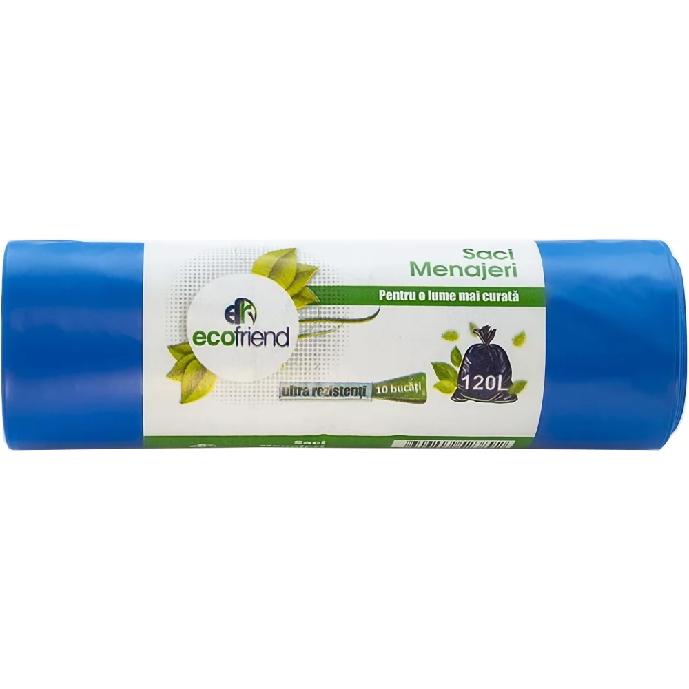 Saci menajeri ECOFRIEND 7933, 120 l, 10 bucati/rola