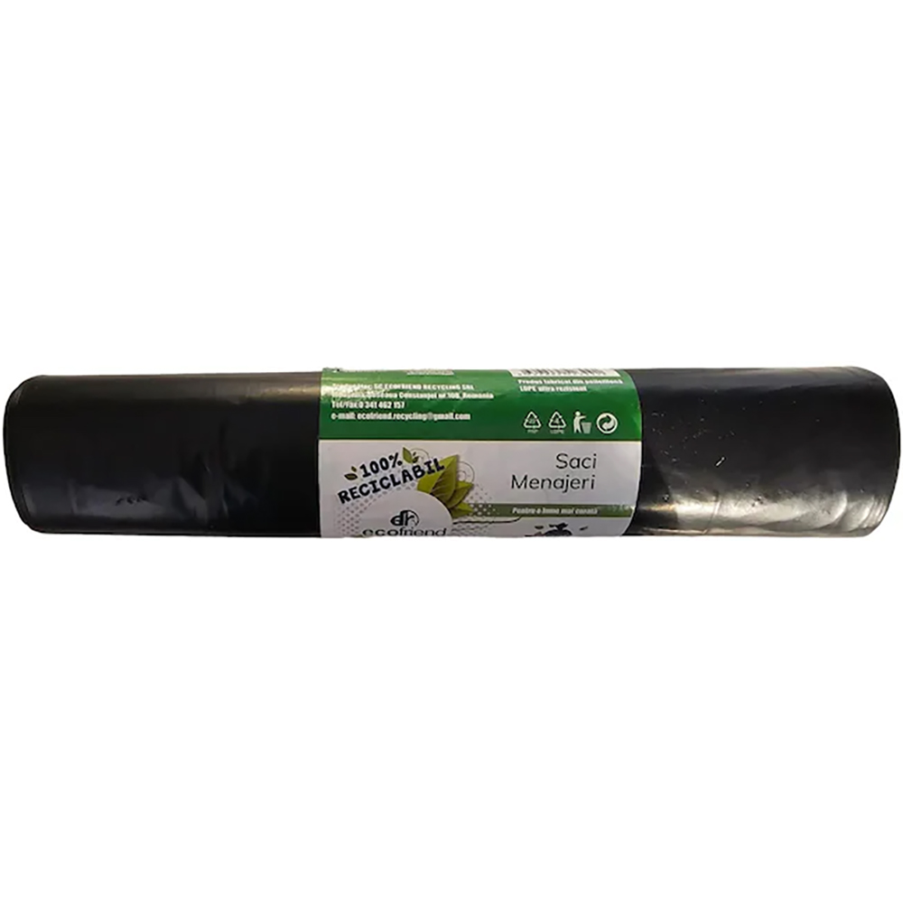 Saci menajeri ECOFRIEND 7936, 320 l, 5 bucati/rola