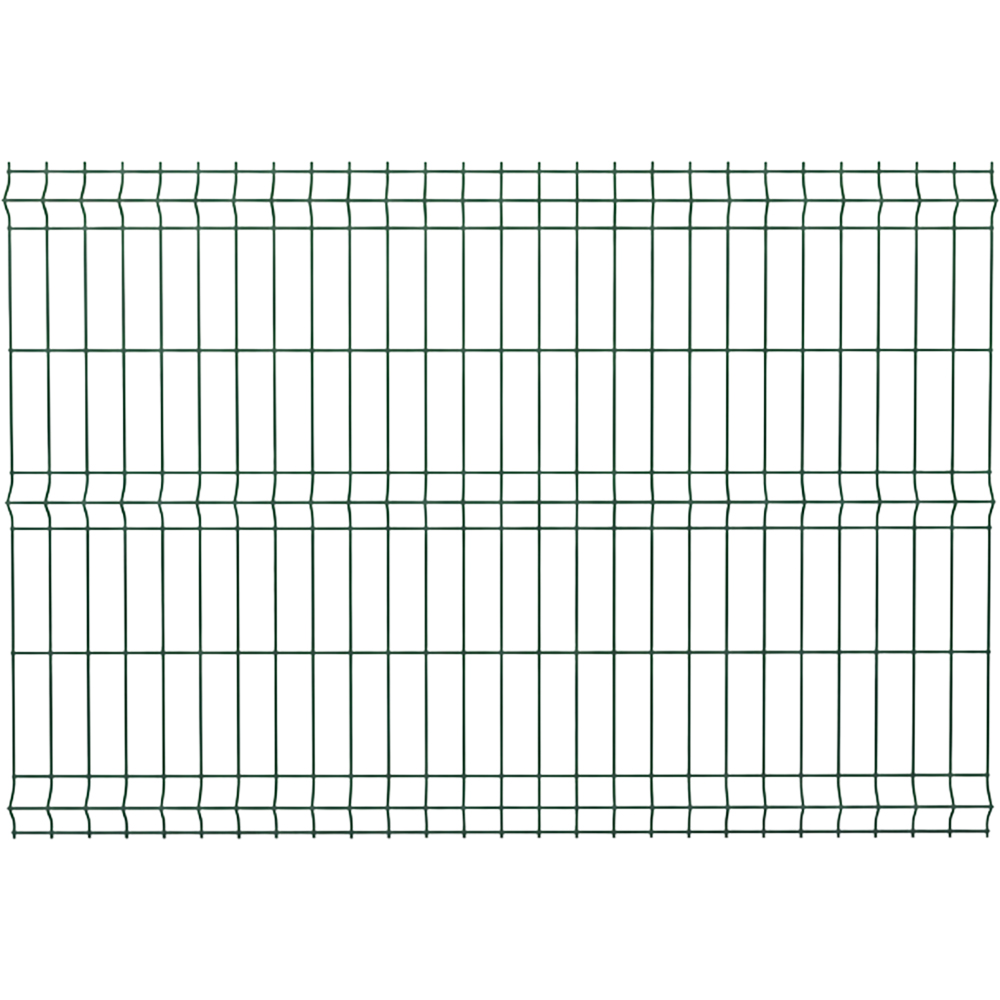 Panou de gard bordurat DIAL, 123 x 201 x 6.25 cm, 4.2 mm, verde