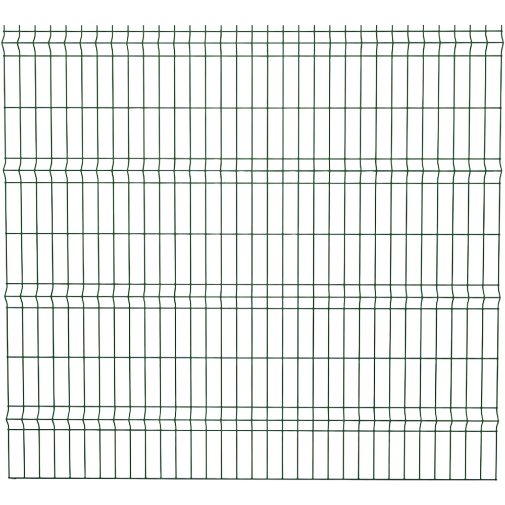 Panou de gard bordurat DIAL, 203 x 201 x 6.25 cm, 4.2 mm, otel, verde