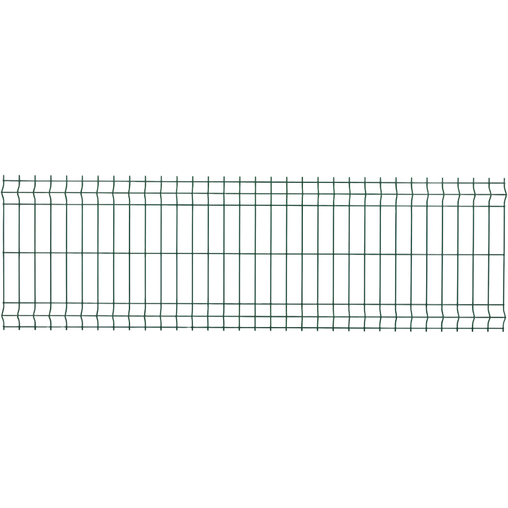 Panou de gard bordurat DIAL, 63 x 201 x 6.25 cm, 4.2 mm, verde