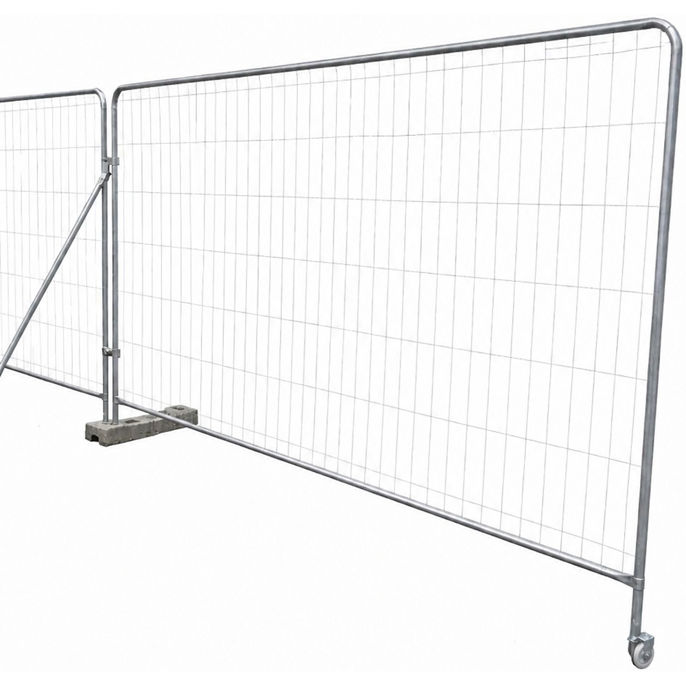 Panou gard temporar Dial, 325 x 200 cm, zinc
