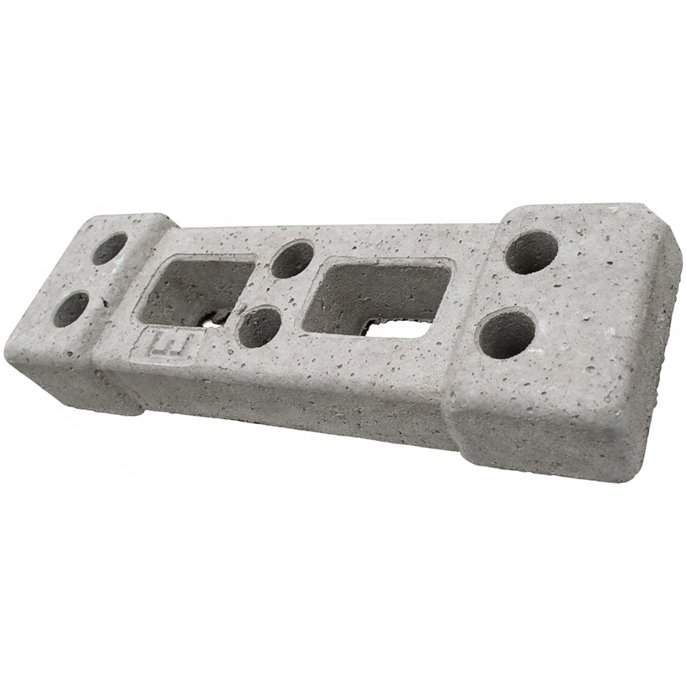 Baza beton suport gard Dial, 70 x 20 cm, gri