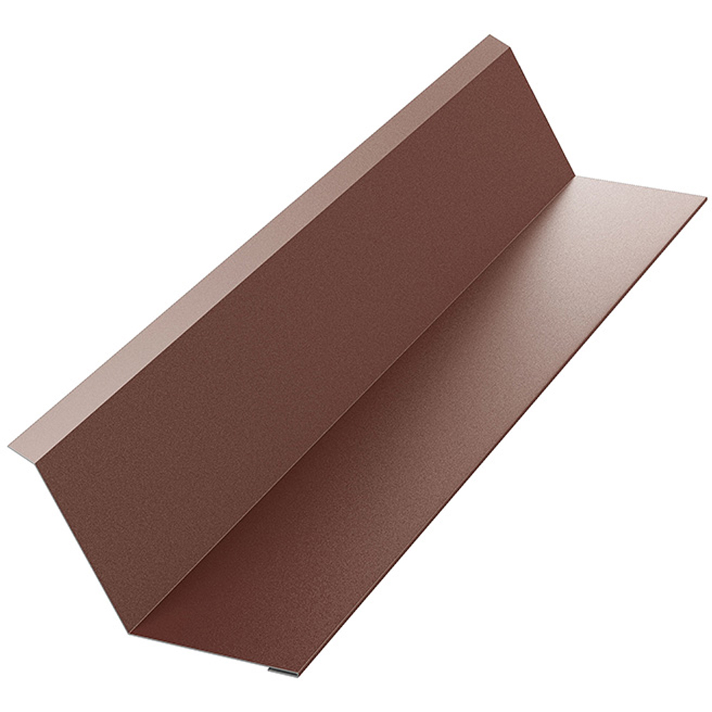 Bordura la perete BILKA, maro mat (RAL8017), 2000 x 208 mm x 0.5 mm
