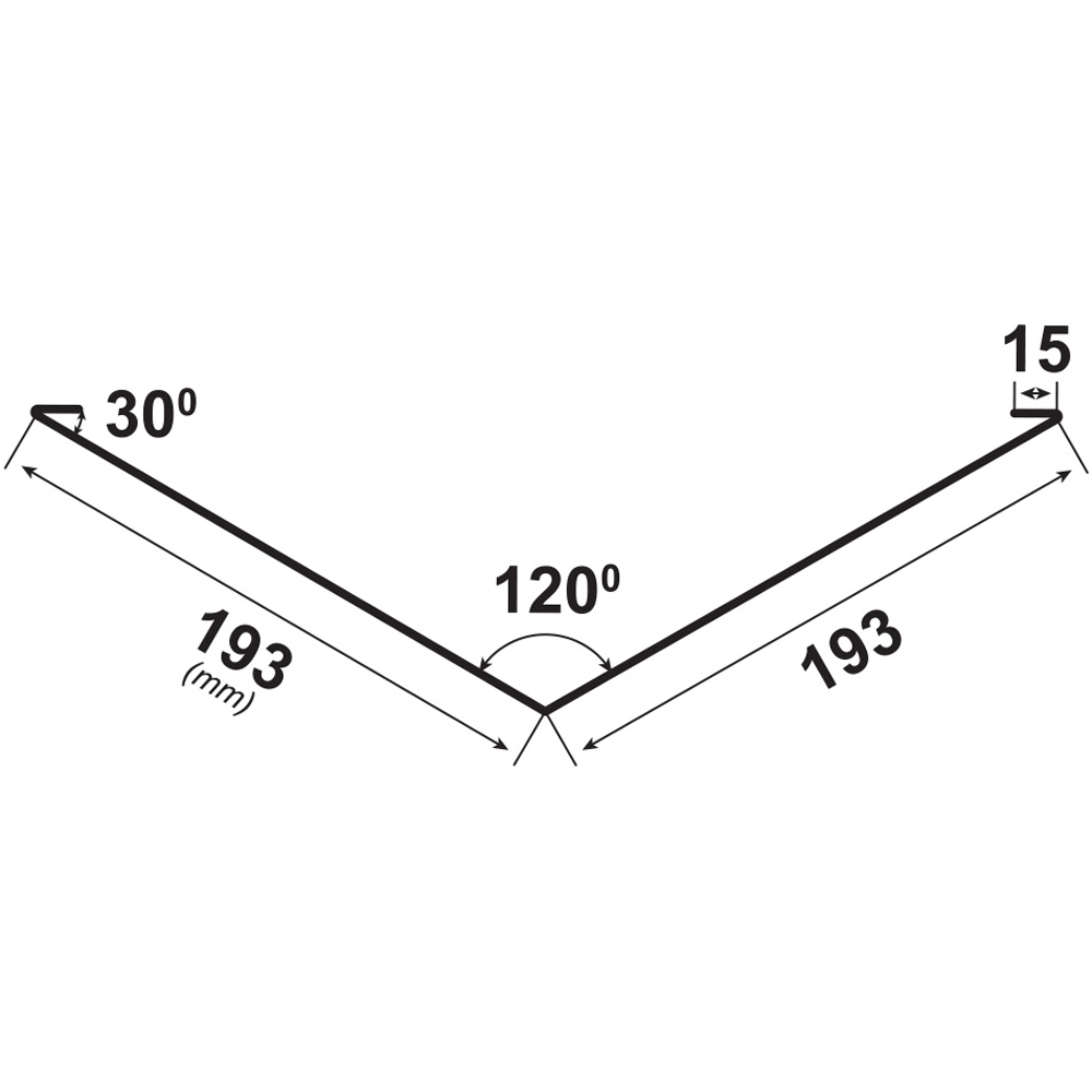 Dolie BILKA, zincat, 2000 x 417 x 0.4 mm
