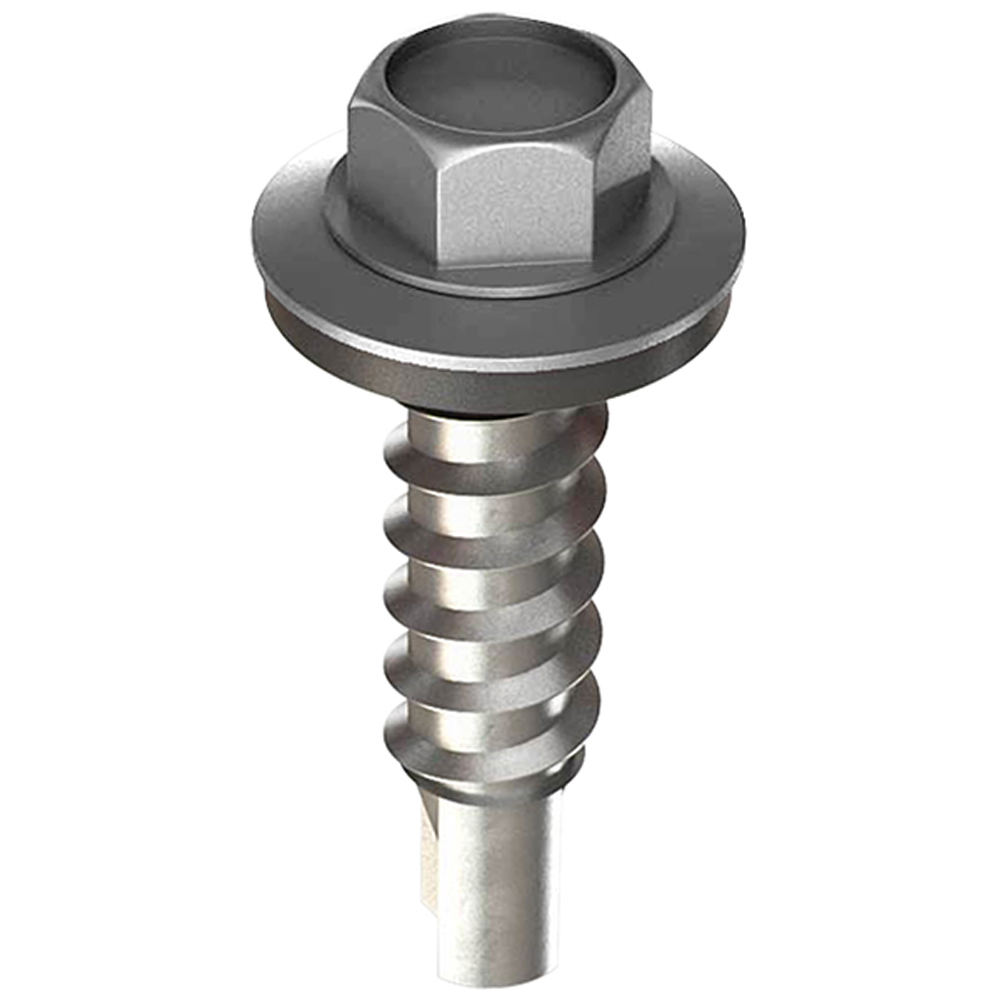 Surub autoforant hexagonal BILKA, 4.8  x 20mm, otel, 250buc, argintiu