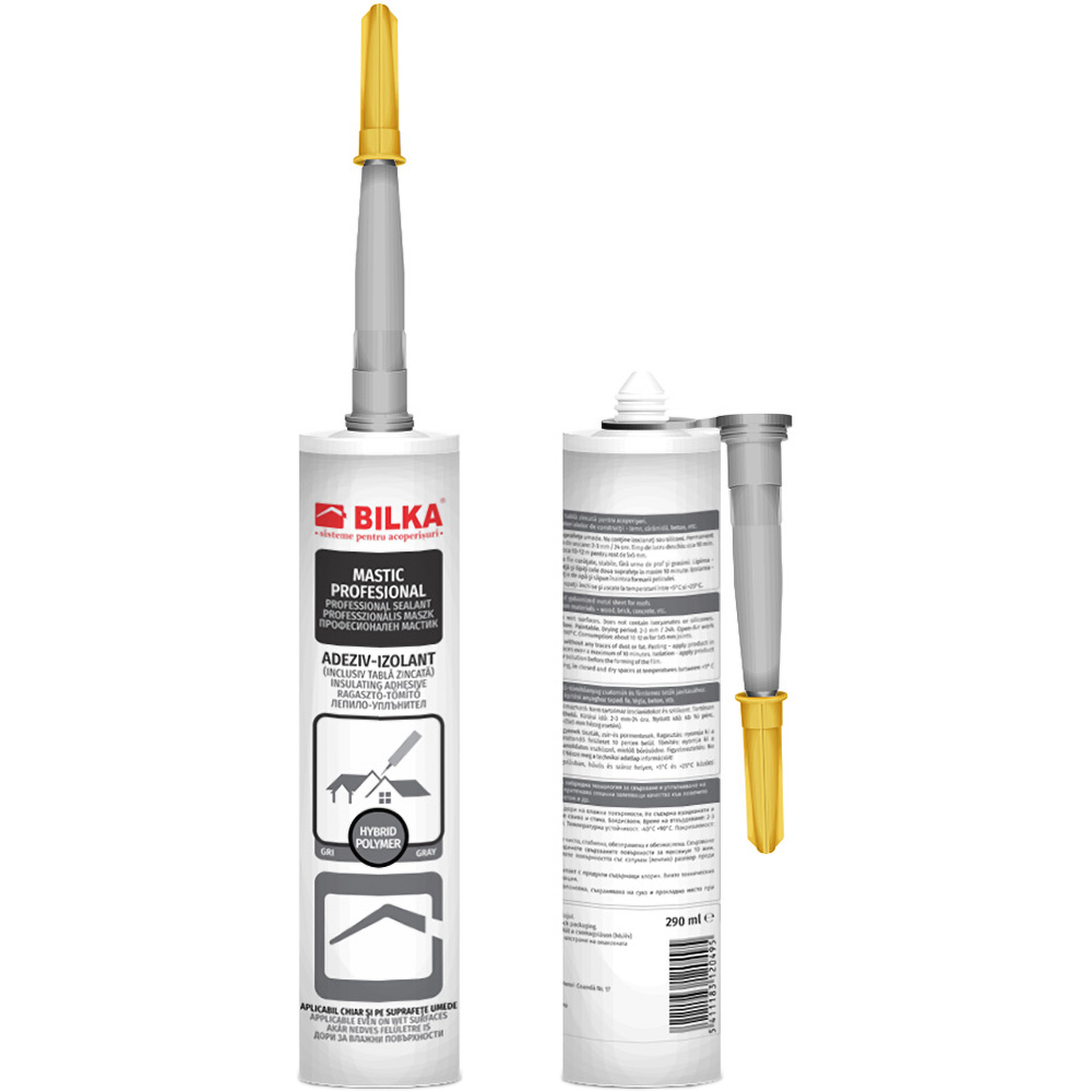 Mastic etansare BILKA Premium, argintiu, 300 ml