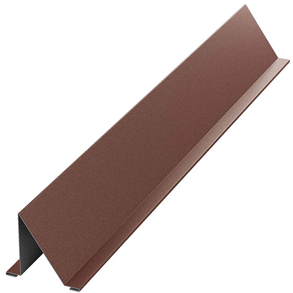 Opritor zapada BILKA, maro mat (RAL8017), 2000 x 208 x 0.4 mm