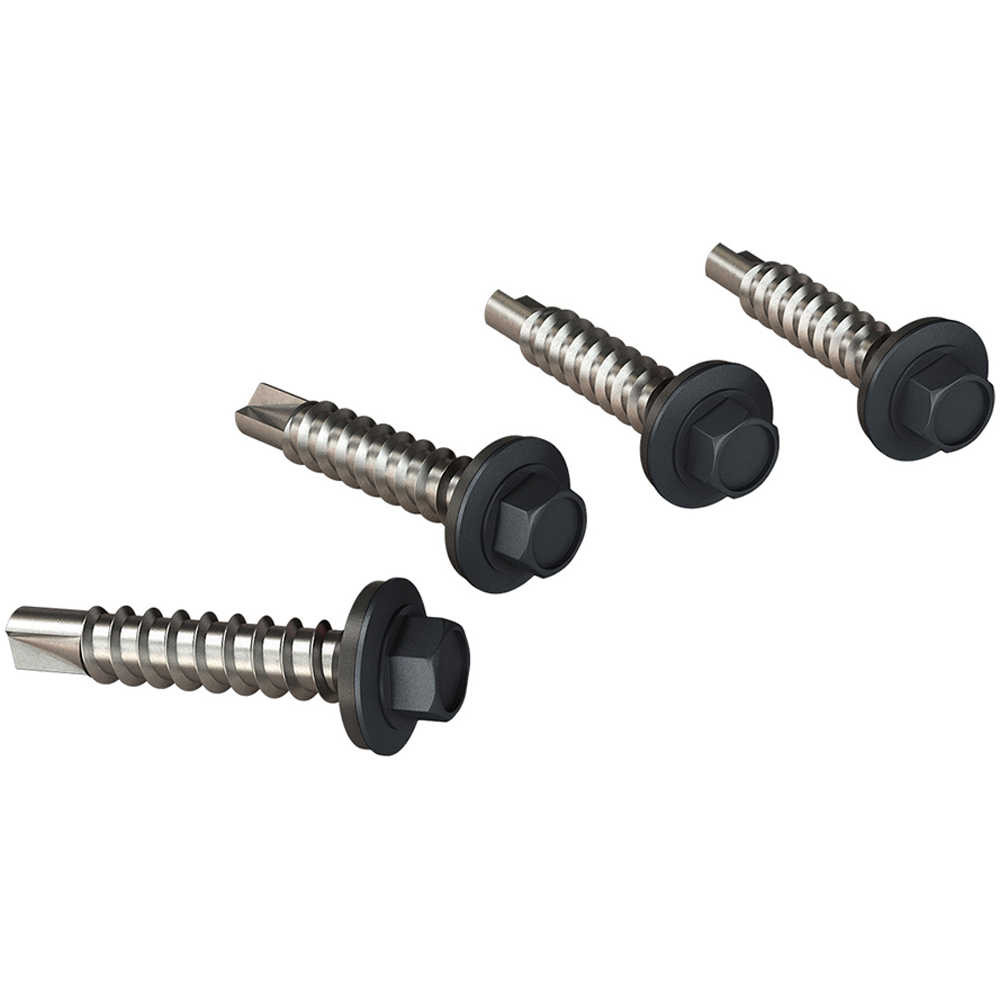 Surub autoforant hexagonal BILKA, 4.8  x 35mm, otel, 250buc, gri