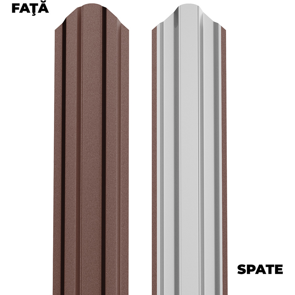 Sipca gard BILKA Oslo, 0.40 mm 1.50 ml, metal, maro mat