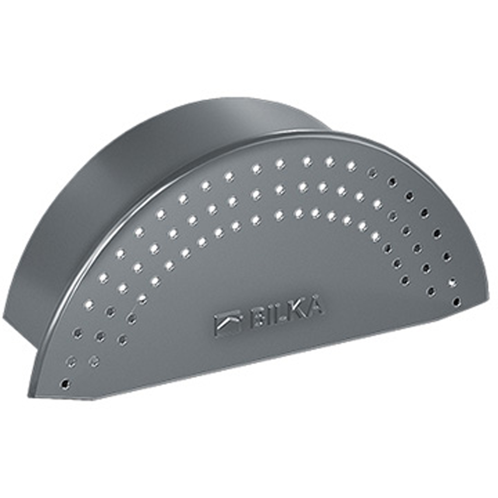 Capac coama BILKA, gri lucios (RAL 7016), 0.5 mm, 20 x 16.5 cm
