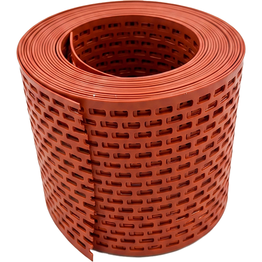 Banda aerisire streasina BILKA, 5m x 10cm, caramiziu