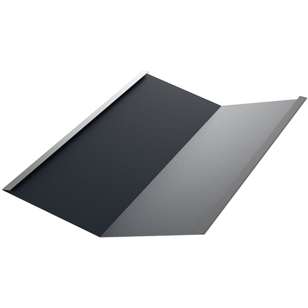 Dolie BILKA, gri mat (RAL7016), 2000 x 417 x 0.4 mm