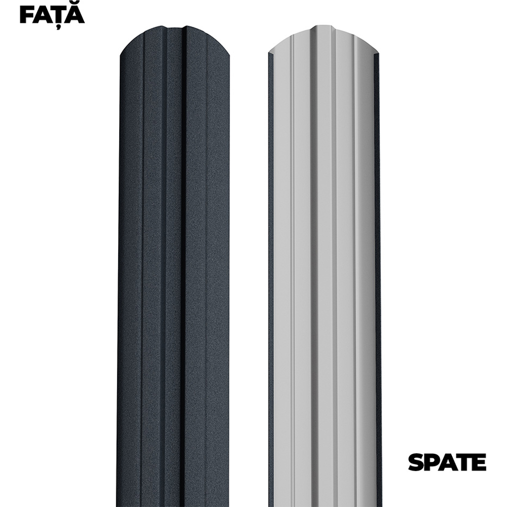 Sipca gard BILKA Berna, 0.40 mm 1.50 ml, metal, gri mat