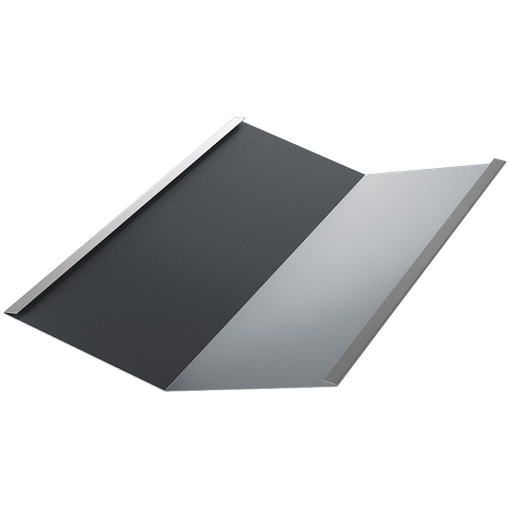 Dolie BILKA, gri lucios (RAL7016), 2000 x 417 x 0.4 mm