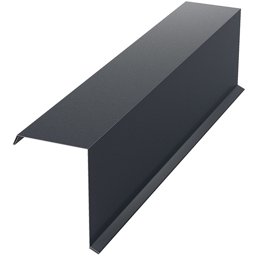 Bordura fronton BILKA, gri mat (RAL7016), 2000 x 312 mm x 0.4 mm