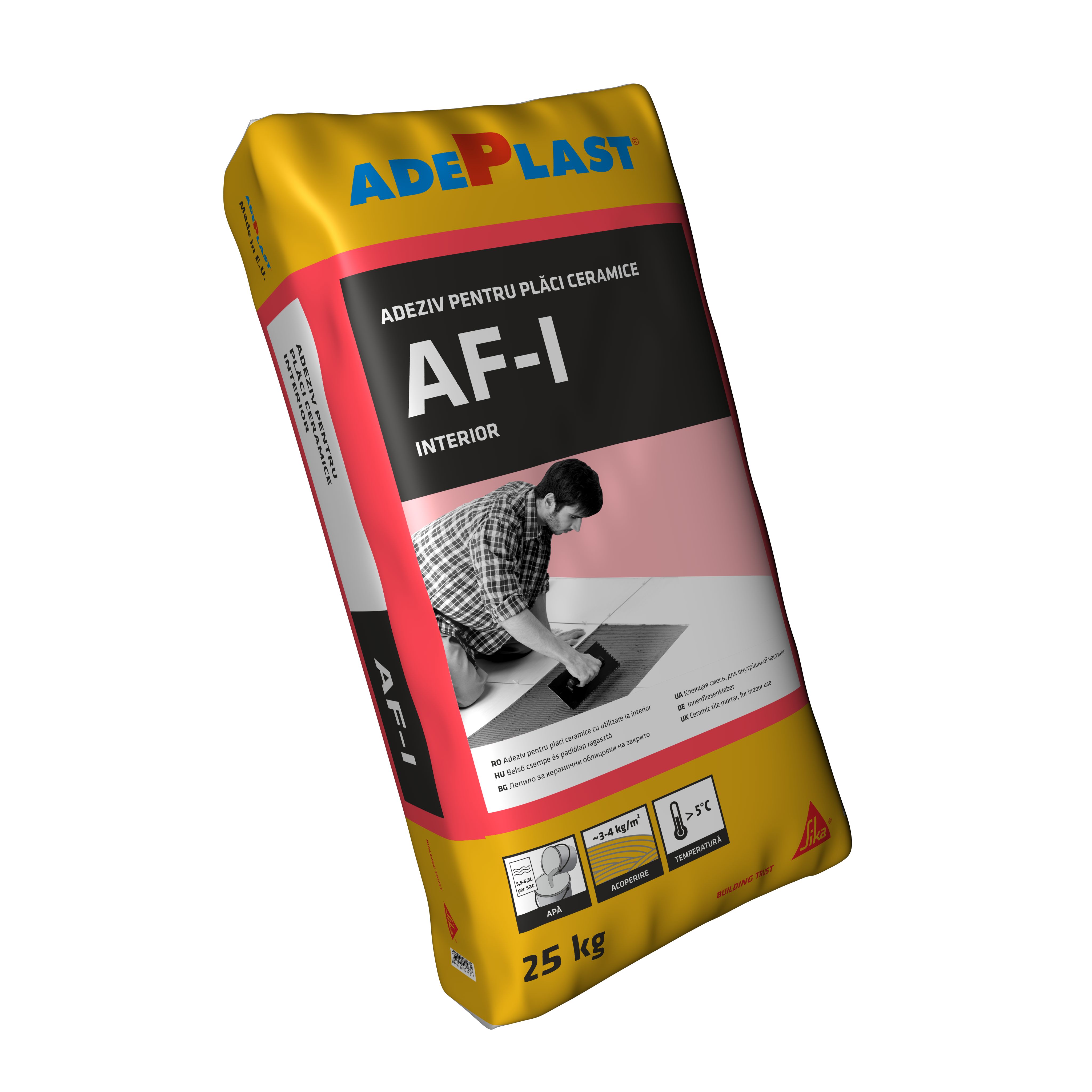 Adeziv pentru interior, gri, 25 kg  Adeplast AF-I