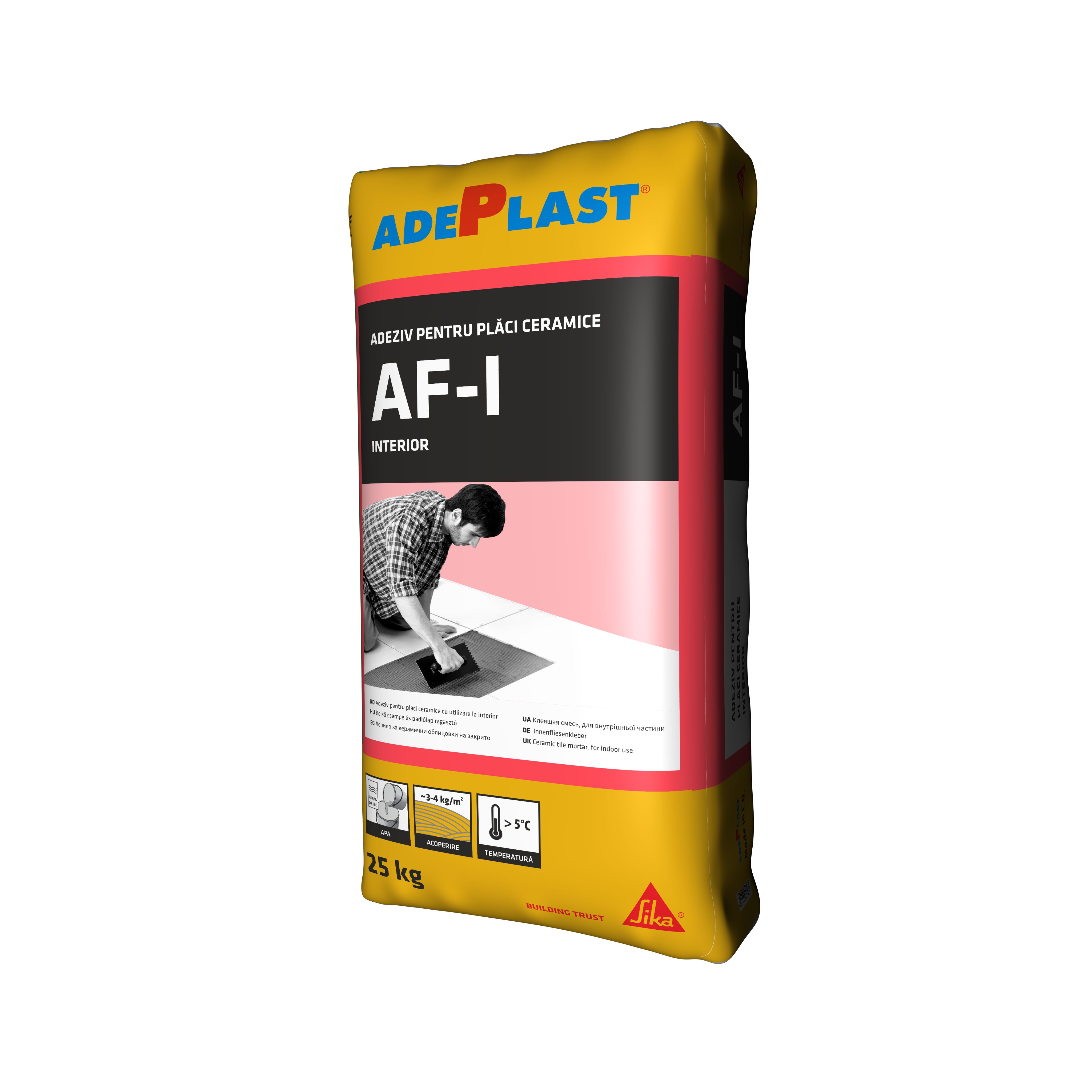 Adeziv pentru interior, gri, 25 kg  Adeplast AF-I