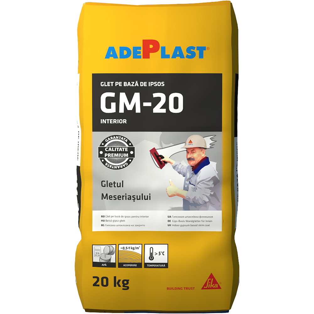 Glet Adeplast GM-20 Gletul Meseriasului, 20 Kg