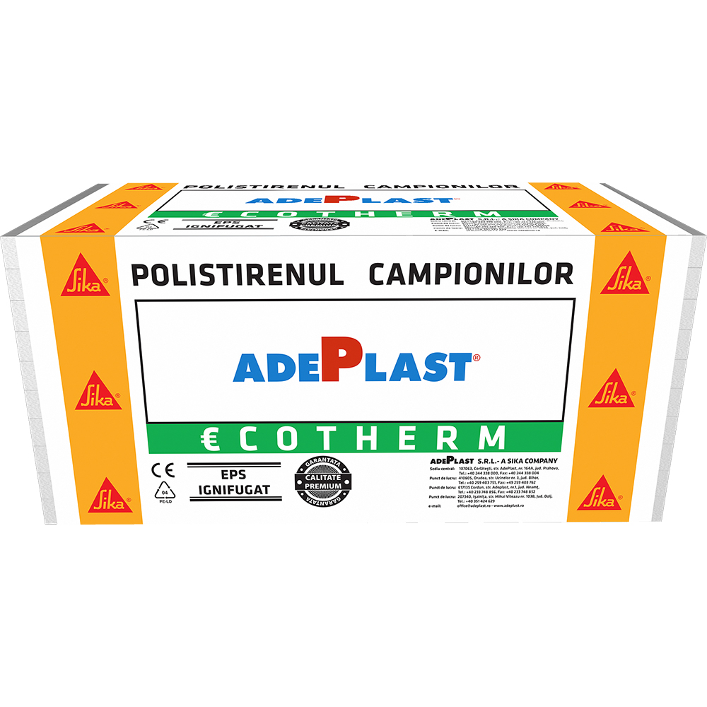 Polistiren expandat ADEPLAST EPS 70, 10 cm, 2.5 mp