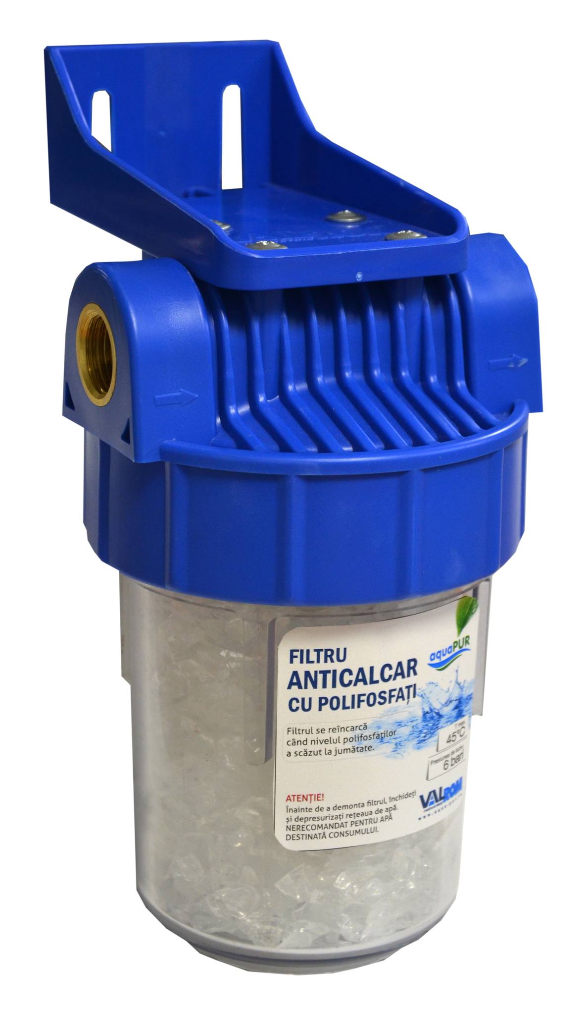 Kit filtru anticalcar 5" d3.4 polifosfati Valrom Aquapur