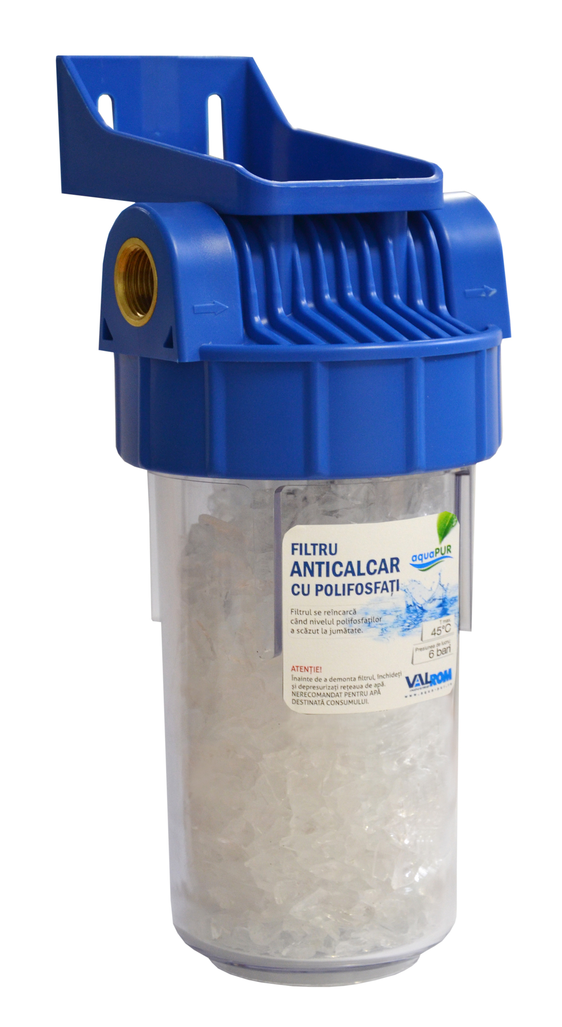 Kit filtru anticalcar 7" d3.4 polifosfati Valrom Aquapur
