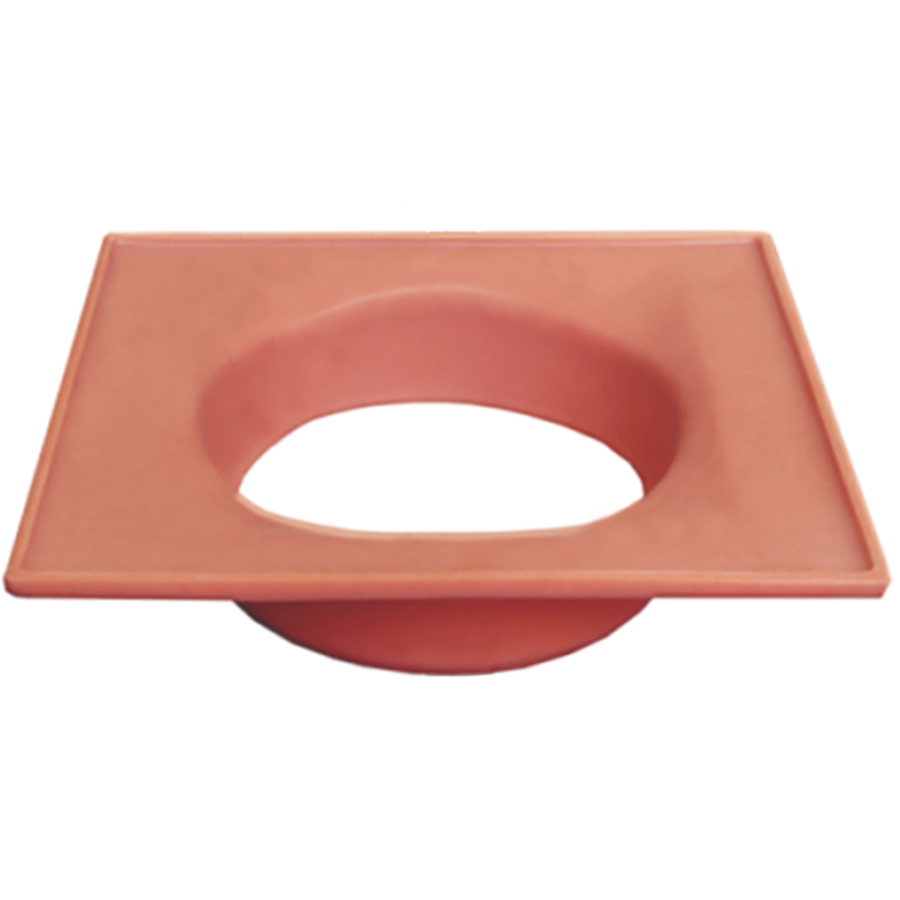 Piesa geiger sprijin gratar VALROM Kompactkit, D400, polietilena, 545 x 610 mm, portocaliu