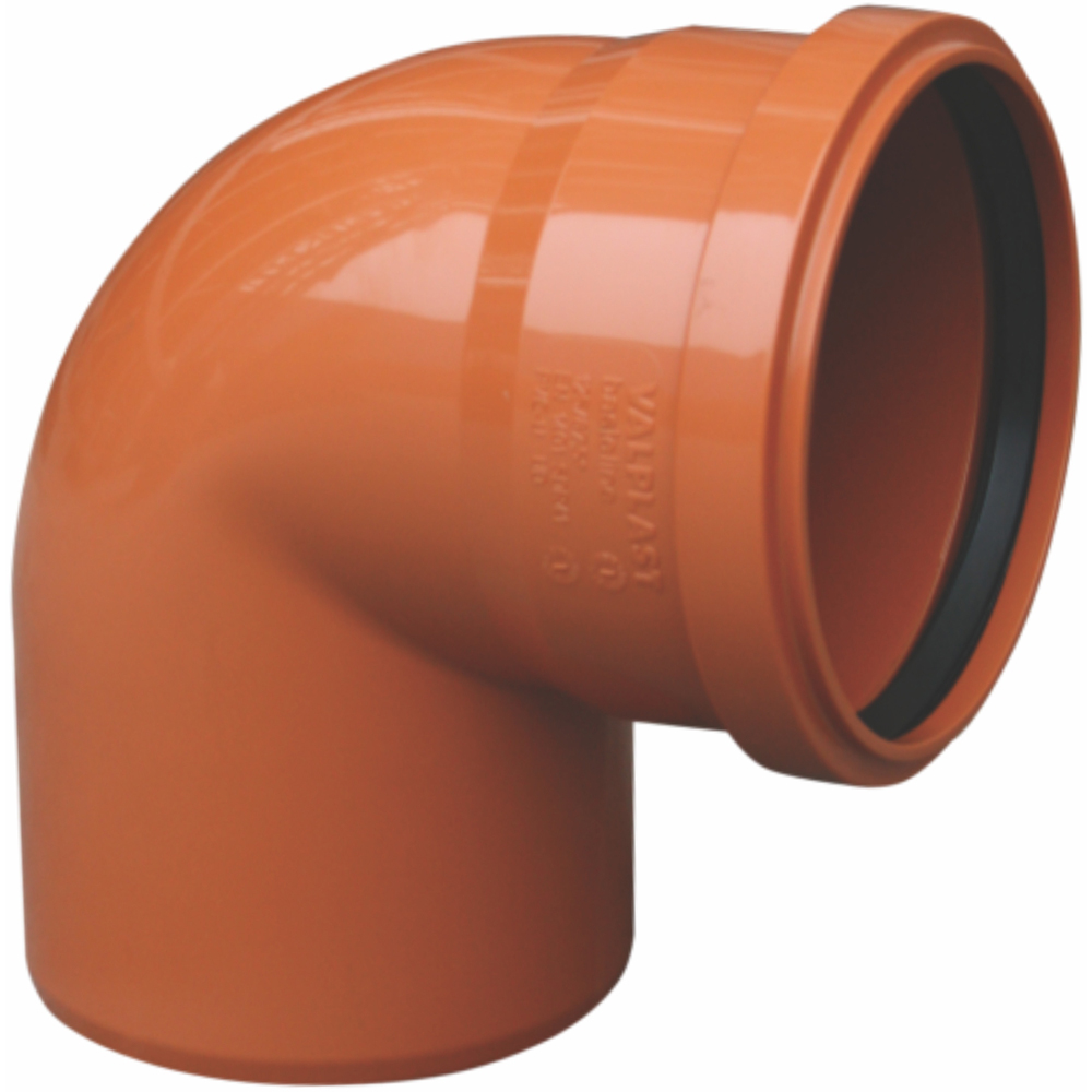 Curba canalizare VALROM VALPlast, PVC, 87 grade, D 50 mm