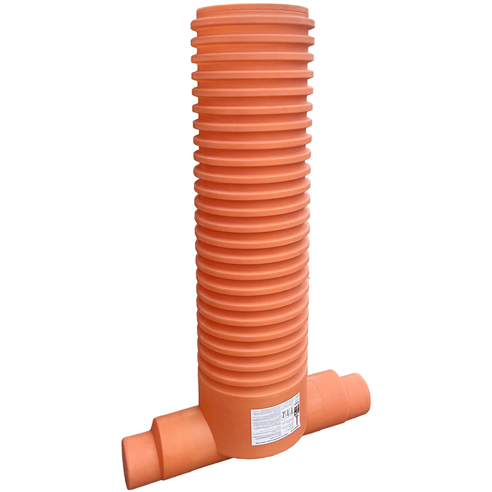 Camin inspectie VALROM VALPlast, PVC, D 630 mm, 1 intrare/1 iesire 200/160 mm, H 150 cm