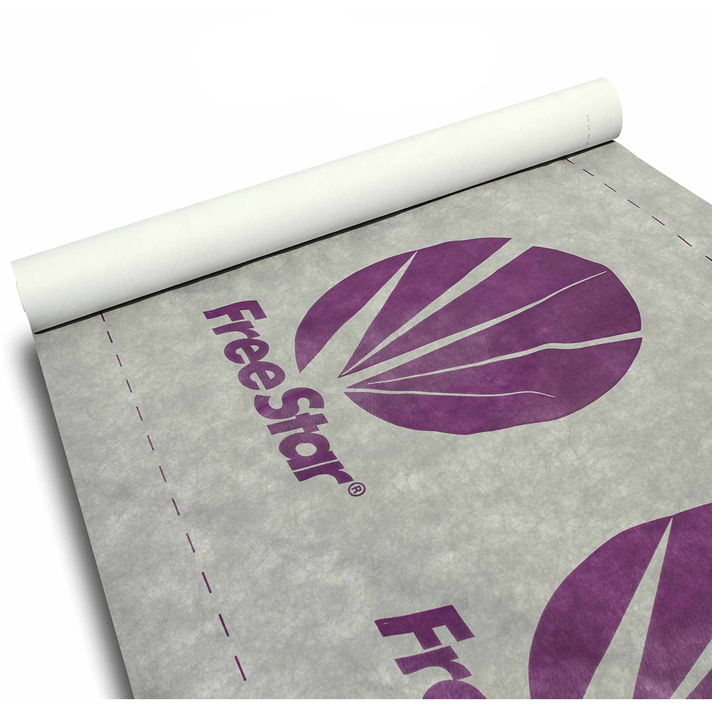 Folie difuzie acoperis FREE FOIL Roof D 100, 1.5 x 25 m, 37.5 mp, polipropilena, gri deschis