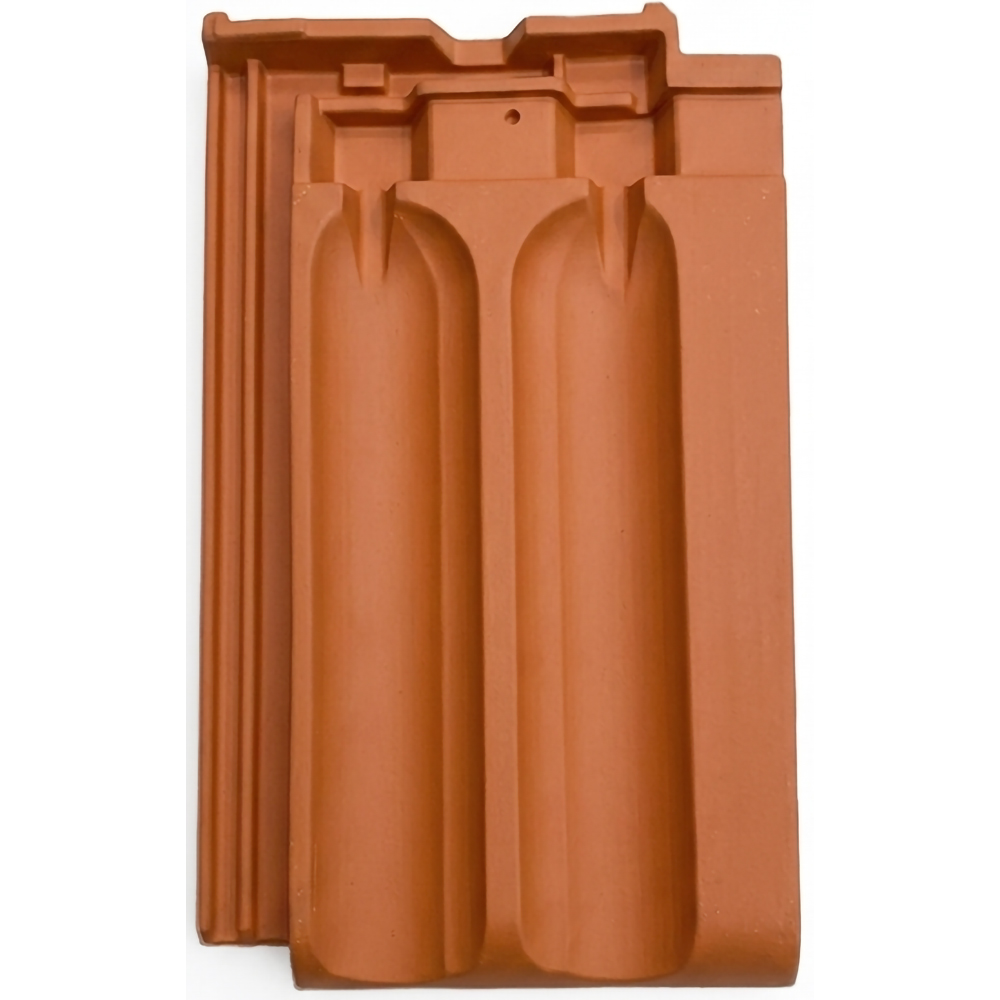 Tigla ceramica 1/1 LEIER Marsilia, 39 x 24 cm, caramiziu, RAL 8004