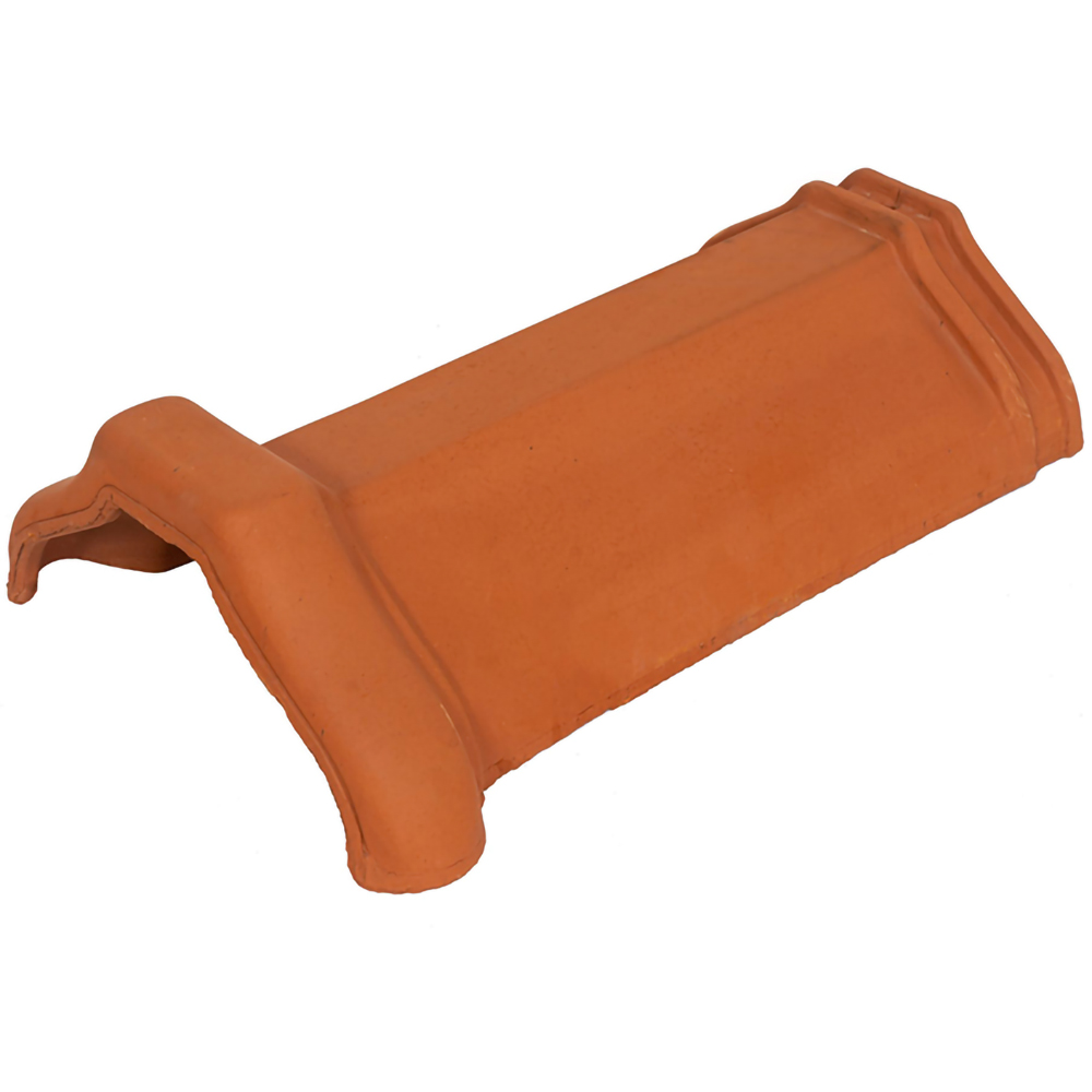 Coama clasica LEIER, ceramica, 39 x 25.5 cm, caramiziu, RAL 8004