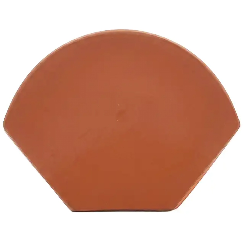 Element inchidere coama latura mare LEIER, ceramica, 23 x 18 cm, caramiziu, RAL 8004